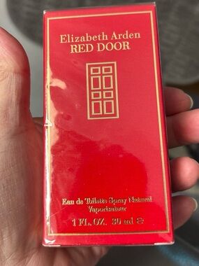 Elizabeth Arden Red Door Fragrance Box - Red with Gold Accents